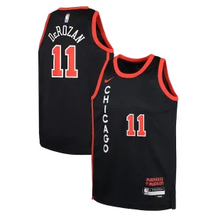 Eccezionale Gorgeous DeMar DeRozan Chicago Bulls Nike Youth Swingman Replica Jersey City Edition Black