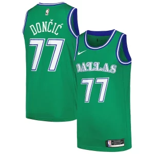 Eccezionale Luka Dončić Dallas Mavericks Nike Swingman Player Jersey Classic Edition Green