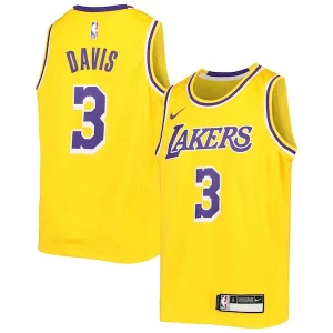 Eccezionale Prestigioso Anthony Davis Los Angeles Lakers Nike Youth Swingman Jersey Icon Edition Gold