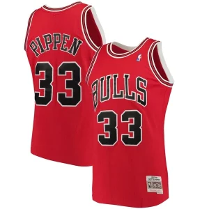 Eccezionale Prestigioso Scottie Pippen Chicago Bulls 1997/98 Big & Tall Hardwood Classics Swingman Jersey Red