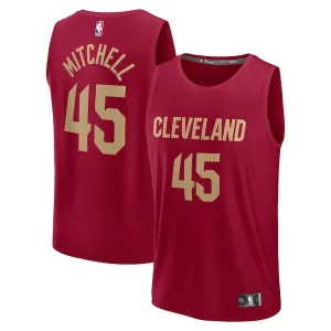 Magnifico Donovan Mitchell Cleveland Cavaliers Youth Fast Break Replica Player Jersey Icon Edition Wine