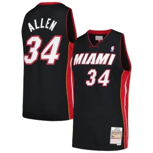 Eccezionale Ray Allen Miami Heat 2012/13 Hardwood Classics Swingman Jersey Black