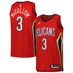 Eccezionale Sofisticato CJ McCollum New Orleans Pelicans Jordan Brand Unisex Swingman Jersey Statement Edition Red