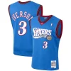 Elegante Allen Iverson Philadelphia 76ers 1999/2000 Hardwood Classics Swingman Jersey Royal