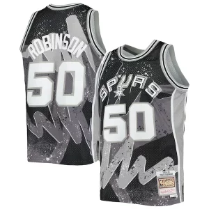 Elegante Bellissimo Gorgeous David Robinson San Antonio Spurs Hardwood Classics 1998/99 Hyper Hoops Swingman Jersey Black