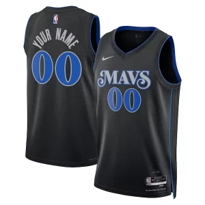 Elegante Dallas Mavericks Nike Unisex 2023/24 Custom Swingman Jersey Black City Edition