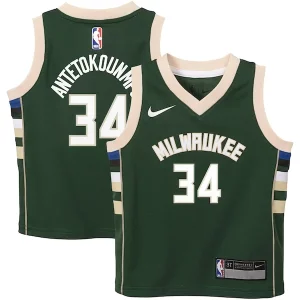 Elegante Giannis Antetokounmpo Milwaukee Bucks Nike Toddler Swingman Player Jersey Icon Edition Green