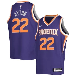 Elegante Gorgeous Resistente Deandre Ayton Phoenix Suns Nike Youth Swingman Jersey Icon Edition Purple/White