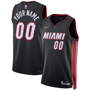 Elegante Incantevole Gorgeous Miami Heat Nike 2021/22 Diamond Swingman Custom Jersey Icon Edition Black