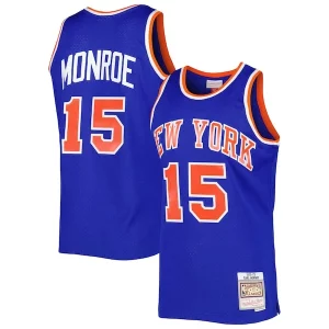 Elegante Lussuoso Eccezionale Earl Monroe New York Knicks 2001/02 Hardwood Classics Swingman Jersey Blue