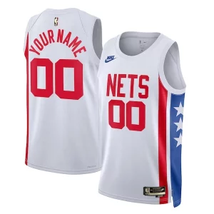 Elegante Magnifico Fascinante Brooklyn Nets Nike Unisex 2022/23 Custom Swingman Jersey Classic Edition White