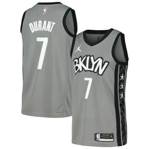 Elegante Robusto Kevin Durant Brooklyn Nets Nike Swingman Player Jersey Statement Edition Gray/Blue