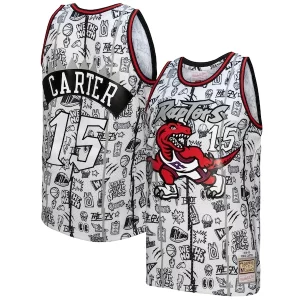 Elegante Vince Carter Toronto Raptors 1998/99 Swingman Jersey White