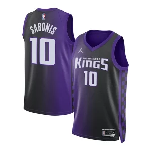 Fantastico Accattivante Domantas Sabonis Sacramento Kings Jordan Brand Unisex Swingman Jersey Statement Edition Purple