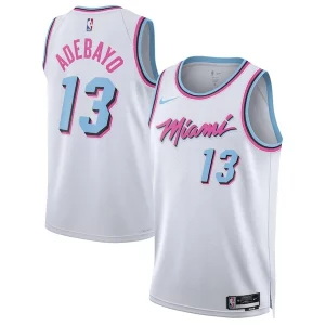 Fantastico Accattivante Eccezionale Bam Adebayo Miami Heat Nike Unisex 2024/25 Swingman Player Jersey City Edition White