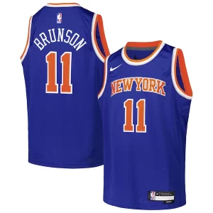 Fantastico Accattivante Jalen Brunson New York Knicks Nike Youth Swingman Jersey Icon Edition Blue