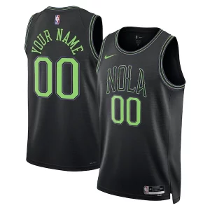 Fantastico Attraente New Orleans Pelicans Nike Unisex 2023/24 Custom Swingman Jersey Black City Edition