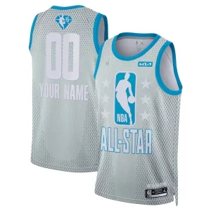 Fantastico Cool Nike 2022 NBA All Star Game Swingman Custom Jersey Gray