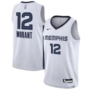 Fantastico Ja Morant Memphis Grizzlies Nike Youth Swingman Jersey Association Edition White