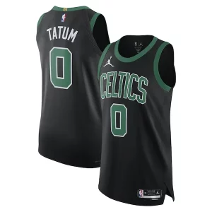 Fantastico Jayson Tatum Boston Celtics Jordan Brand Authentic Player Jersey Statement Edition Black