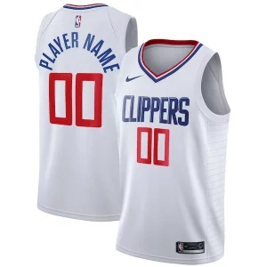 Fantastico LA Clippers Nike 2020/21 Swingman Custom Jersey Association Edition White