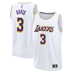Fantastico Lussuoso Pratico Anthony Davis Los Angeles Lakers Youth Fast Break Replica Player Jersey Association Edition White