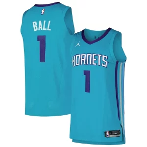 Fantastico Magnifico LaMelo Ball Charlotte Hornets Jordan Brand Authentic Player Jersey Icon Edition Teal