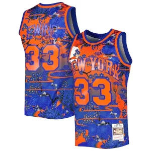 Fantastico Pratico Sofisticato Patrick Ewing New York Knicks 1985/86 Hardwood Classics Lunar New Year Swingman Jersey Blue