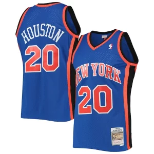 Fantastico Prestigioso Allan Houston New York Knicks Hardwood Classics Swingman Jersey Blue