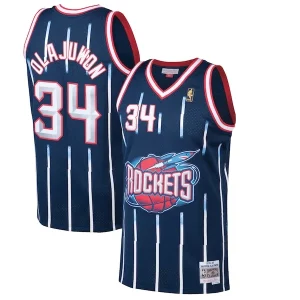 Fantastico Raffinato Magnifico Hakeem Olajuwon Houston Rockets 1996/97 Hardwood Classics Swingman Jersey Navy