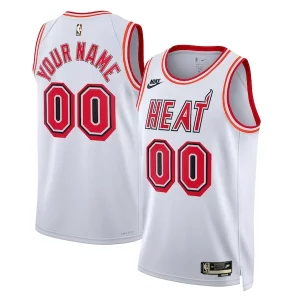 Fantastico Robusto Cool Miami Heat Nike Unisex 2022/23 Custom Swingman Jersey Classic Edition White