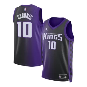 Ottimo Domantas Sabonis Sacramento Kings Jordan Brand Unisex Swingman Jersey Statement Edition Purple