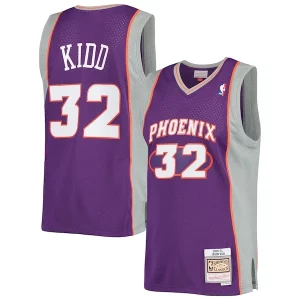 Fantastico Sofisticato Jason Kidd Phoenix Suns Big & Tall Hardwood Classics 2000/01 Swingman Jersey Purple