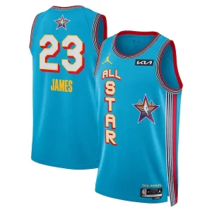 Fantastico Splendido LeBron James Jordan Brand Unisex 2025 NBA All Star Game Swingman Player Jersey Light Blue