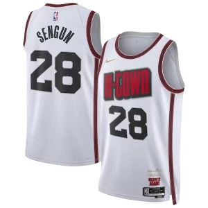 Fantastico Stupendo Alperen Sengun Houston Rockets Nike Unisex 2024/25 Swingman Player Jersey City Edition White