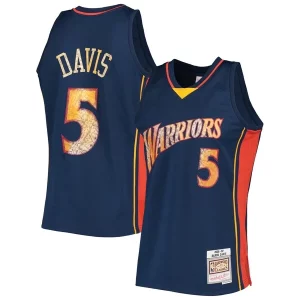 Fascinante Baron Davis Golden State Warriors 2006/07 Hardwood Classics NBA 75th Anniversary Diamond Swingman Jersey Royal
