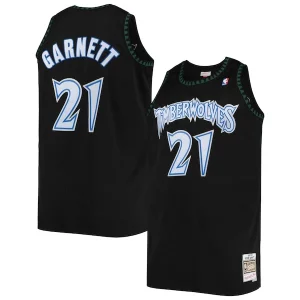 Fascinante Delizioso Duraturo Kevin Garnett Minnesota Timberwolves 1997/98 Big & Tall Hardwood Classics Swingman Jersey Black
