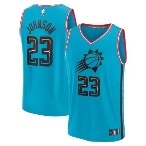 Fascinante Delizioso Pratico Cameron Johnson Phoenix Suns Youth 2022/23 Fast Break Jersey City Edition Turquoise