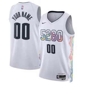 Fascinante Denver Nuggets Nike Unisex 2024/25 Custom Swingman Jersey City Edition White