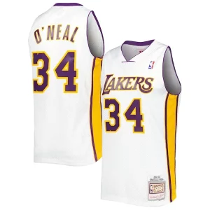 Fascinante Eccezionale Accattivante Shaquille O'Neal Los Angeles Lakers 2001/02 Hardwood Classics Swingman Jersey White