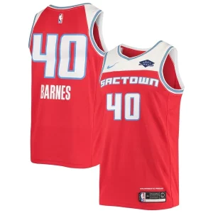 Fascinante Harrison Barnes Sacramento Kings Nike Swingman Jersey Red
