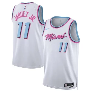 Fascinante Jaime Jaquez Jr. Miami Heat Nike Unisex 2024/25 Swingman Player Jersey City Edition White