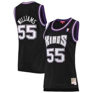 Fascinante Jason Williams Sacramento Kings Women's 2000/01 Hardwood Classics Swingman Jersey Black