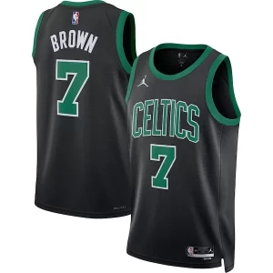 Fascinante Jaylen Brown Boston Celtics Jordan Brand Unisex Swingman Jersey Statement Edition Black