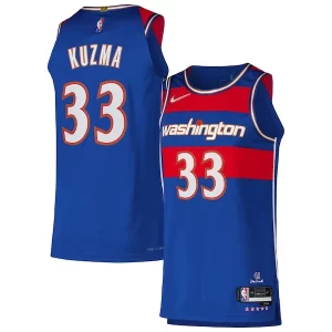 Fascinante Kyle Kuzma Washington Wizards Nike Authentic Player Jersey City Edition Royal