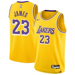 Fascinante LeBron James Los Angeles Lakers Nike Youth Swingman Jersey Icon Edition Gold