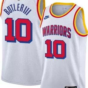 Fascinante Nike Adult Golden State Warriors Jimmy Butler #10 Hardwood Classic White Jersey