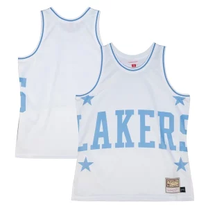 Fascinante Trendy Los Angeles Lakers Hardwood Classics Blown Out Fashion Jersey White