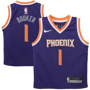Carino Pratico Fascinante Devin Booker Phoenix Suns Nike Preschool Replica Jersey Purple Icon Edition