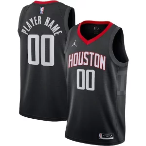 Gorgeous Duraturo Houston Rockets Jordan Brand Swingman Custom Jersey Statement Edition Black